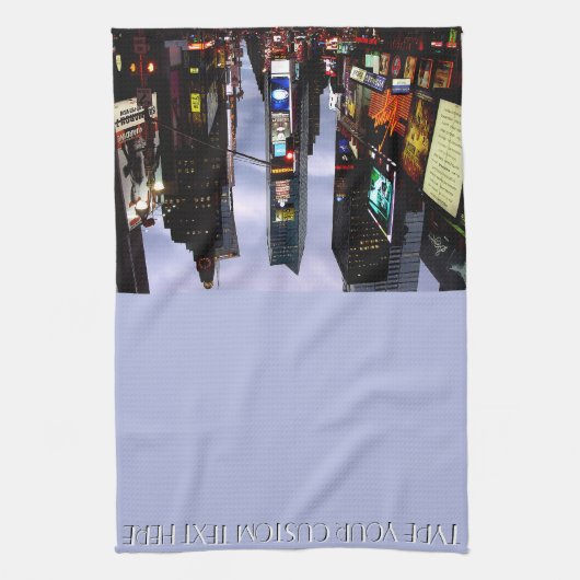 New York Towel Persoonlijke Times Square Tea Towel Theedoek (Verticaal)