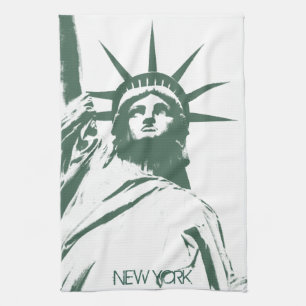 New York Towel Statue of Liberty NYC Tea Towel Theedoek