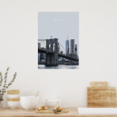 New York Travel Artwork Poster (Keuken)