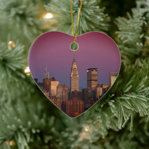 New York Travel Manhattan Empire State Building Keramisch Ornament