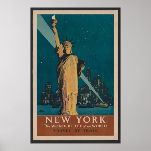 New York Travel Poster (Voorkant)