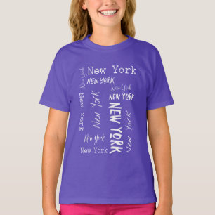 New York typografie Hoodie T-shirt