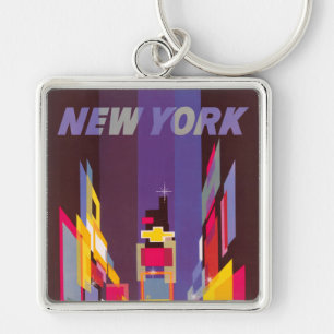New York Unedited Foto's Old Aesthetic Pic Sleutelhanger