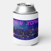 New york Vaporwave Retro Blikjeskoeler (Blikje Achterkant)
