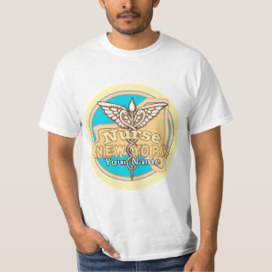 New York Verpleegster Caduceus T-shirt