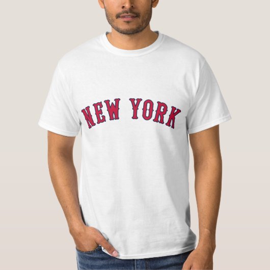 New York Versus Boston Rivalen T-shirt (Voorkant)