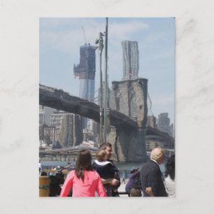 New York vervormd Briefkaart