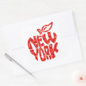 NEW YORK VIERKANTE STICKER (Envelop)