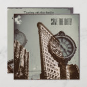  New York vijfde avenue Save The Date (Voorkant / Achterkant)