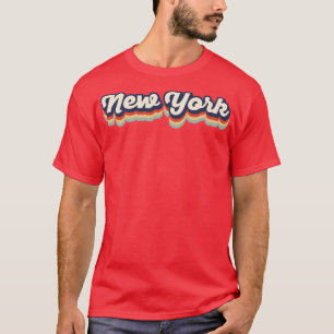 New York Vintage Kleuren T-shirt