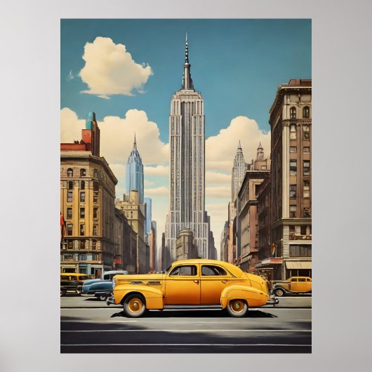 New York vintage poster (Voorkant)