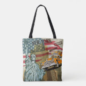 New York vintage poster. Draagtas (Achterkant)