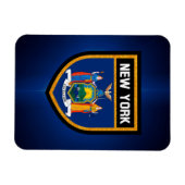 New York vlag Magneet (Horizontaal)