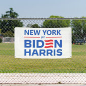 New York voor Biden Harris Spandoek (Insitu)