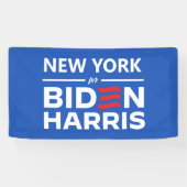 New York voor Biden Harris Spandoek (Horizontaal)