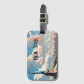 New York Vrijheidsbeeld Bagagelabel (Voorkant (verticaal))