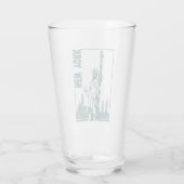 New York-Vrijheidsbeeld Glas (Achterkant)