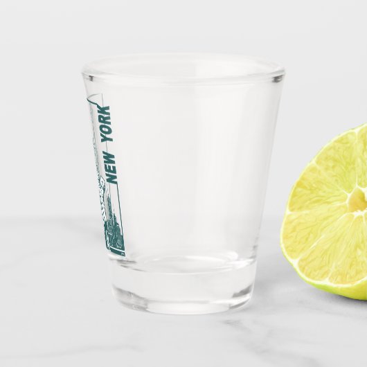New York-Vrijheidsbeeld Shot Glas (Rechts)