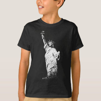 New York Vrijheidsbeeld US Skyline I Lo T-shirt