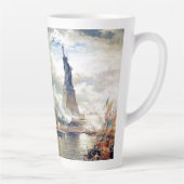 New York Vrijheidsbeeld van Harbour Flags Latte Mo Mok (Rechts)