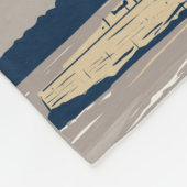 New York Vrijheidsstandbeeld Fleece Deken (Hoek)