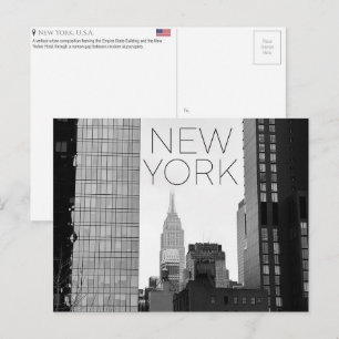 New York, VS Reisansichtkaart Briefkaart