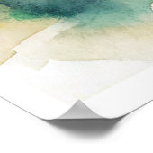 New York Waterverf schilderij Poster (Hoek)