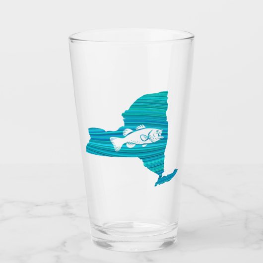 New York Wave Gevist Glas (Voorkant)