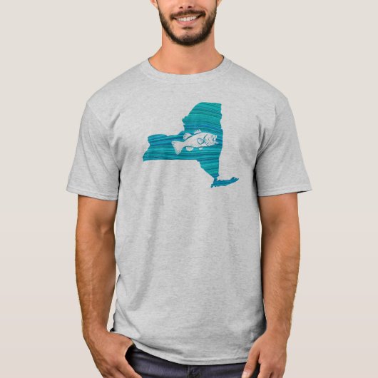 New York Wave Gevist T-shirt (Voorkant)