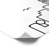 New York Wedding | 12 tabel Zitplaatskaart Poster (Hoek)