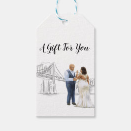 New York Wedding Gift Label Cadeaulabel