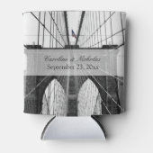 New York Wedding NYC Brooklyn Bridge Blikjeskoeler (Voorkant)