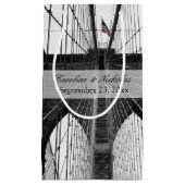 New York Wedding NYC Brooklyn Bridge Klein Cadeauzakje (Voorkant)