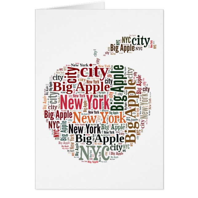 New York words cloud (Devant)