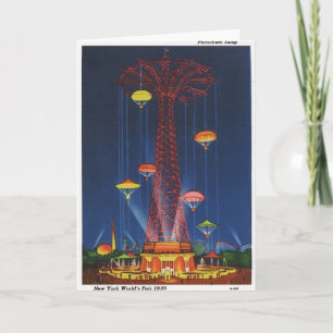 New York Worlds Fair 1939 Carte de voeux