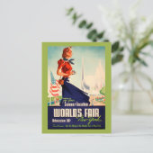 New York World's Fair  Briefkaart (Staand voorkant)