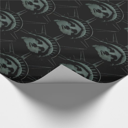 New York Wrapping Paper Statue of Liberty Paper Cadeaupapier (Hoek)