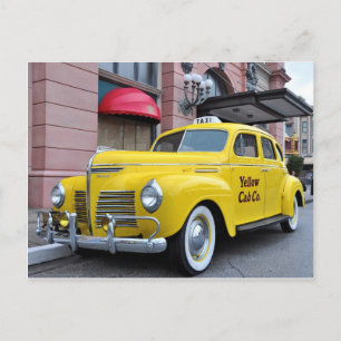 New York Yellow  Cab Briefkaart