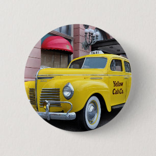 New York Yellow Cab Ronde Button 5,7 Cm