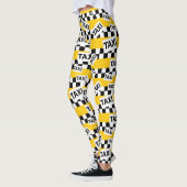 New York Yellow Taxi Cab Pattern Leggings (Links)