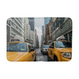 New York Yellow Taxi Cabs Badmat