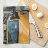 New York Yellow Taxi Cabs Theedoek (Quarter Fold)