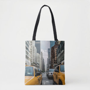 New York Yellow Taxi Cabs Tote Bag