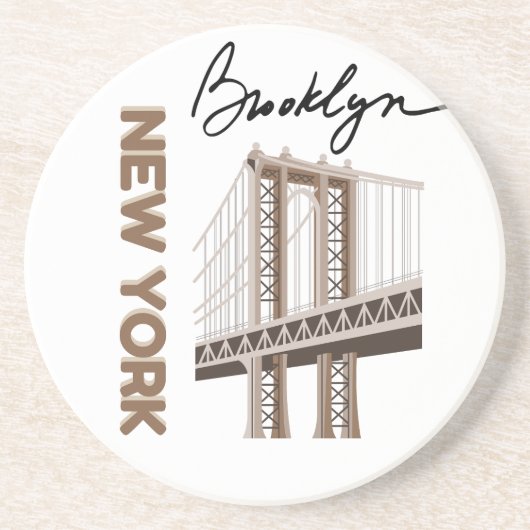 NEW YORK ZANDSTEEN ONDERZETTER (Voorkant)