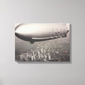New York Zeppelin Canvas Afdruk (Voorkant)