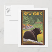 New YorkBlack Beer in Forest Briefkaart (Voorkant / Achterkant)