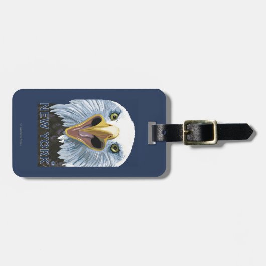 New YorkEagle Up Close Bagagelabel (Voorkant horizontaal)