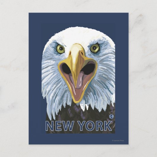 New YorkEagle Up Close Briefkaart (Voorkant)