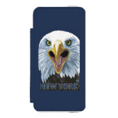 New YorkEagle Up Close Incipio iPhone Portemonnee Hoesje (Voorkant Agenda)