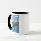 New YorkEagle Vist Mok (Voorkant links)
